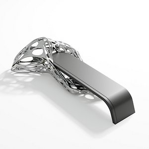 3D Realistic Futuristic Bench model