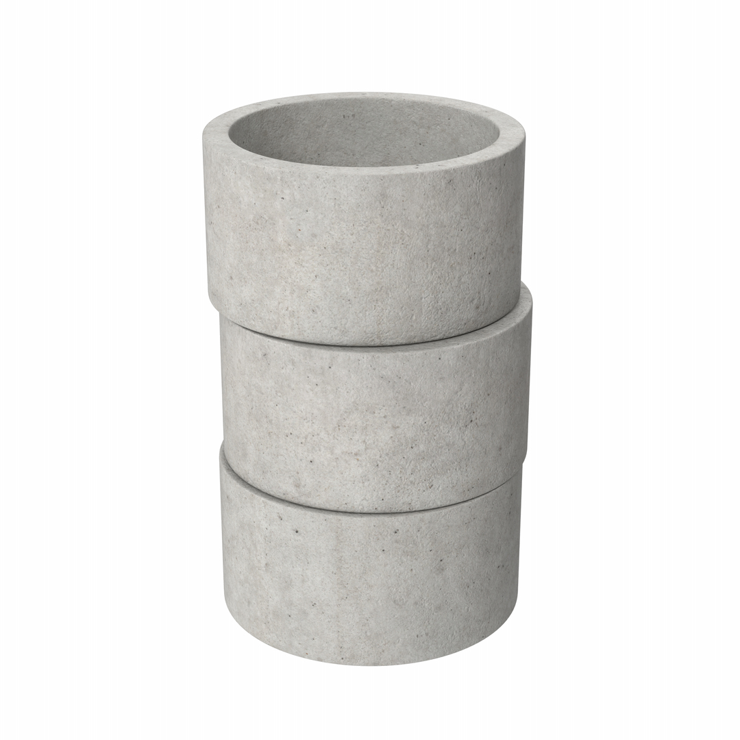 Concrete Rings 3D Model - TurboSquid 2070866