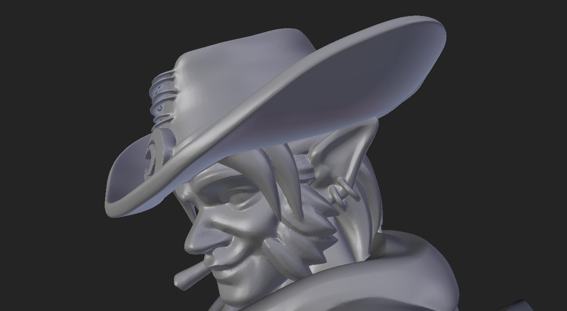 Music Man Statue 3D Model TurboSquid 1700925