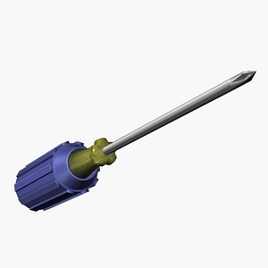 screwdriver screw driver 3d model