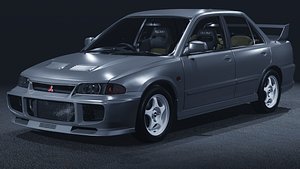 3D model 1995 Mitsubishi Lancer Evolution III GSR Edition 3D Model
