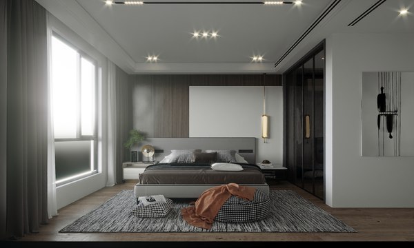 Modern Style Bedroom - 538 3D - TurboSquid 1805173