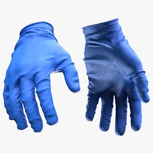 Man and Woman in Surgery Gloves 147 3D model