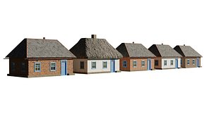 An old village house in 5 variants