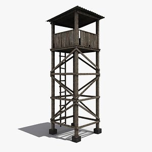 guard tower 3d model
