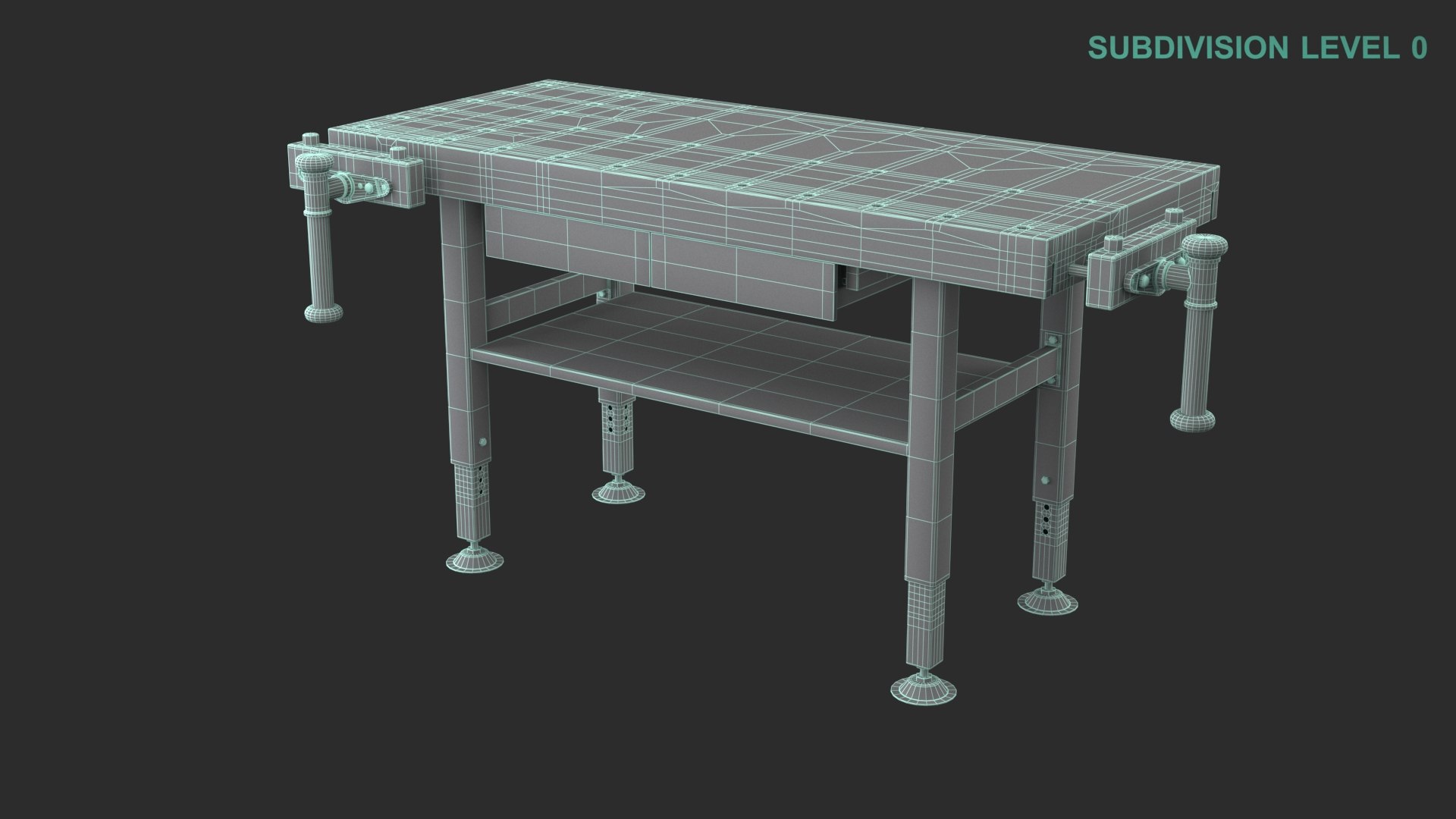 Workbench 3D model https://p.turbosquid.com/ts-thumb/E5/QtDJKy/0w/wireframe0007/jpg/1675147738/1920x1080/fit_q87/109beba771a0cc9bd6819f4dc0466c32d6562399/wireframe0007.jpg
