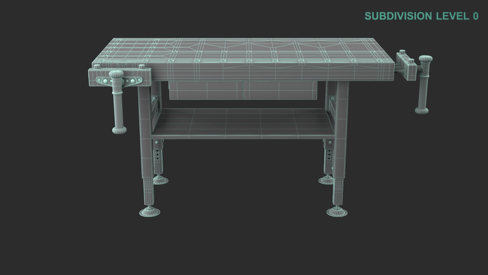 Workbench 3D model https://p.turbosquid.com/ts-thumb/E5/QtDJKy/wu/wireframe0008/jpg/1675147737/1920x1080/fit_q87/4b6e5af3fbb00fe76f66285c63023c594fa7d2a9/wireframe0008.jpg