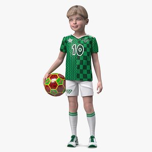 3D Realistic Child Boy Sport Style model