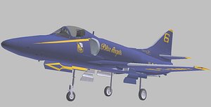 A-4 Skyhawk Blue Angel