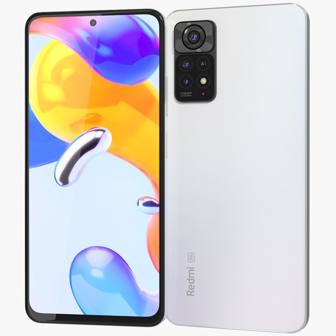 Xiaomi Redmi Note 11 Pro 5G White 3D Model - TurboSquid 1863896