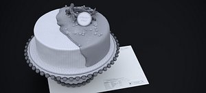 3D RED VELVET CHOCOLATE CAKE 2024 FBX