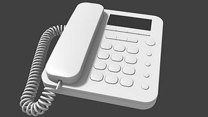 landline phone 3D model