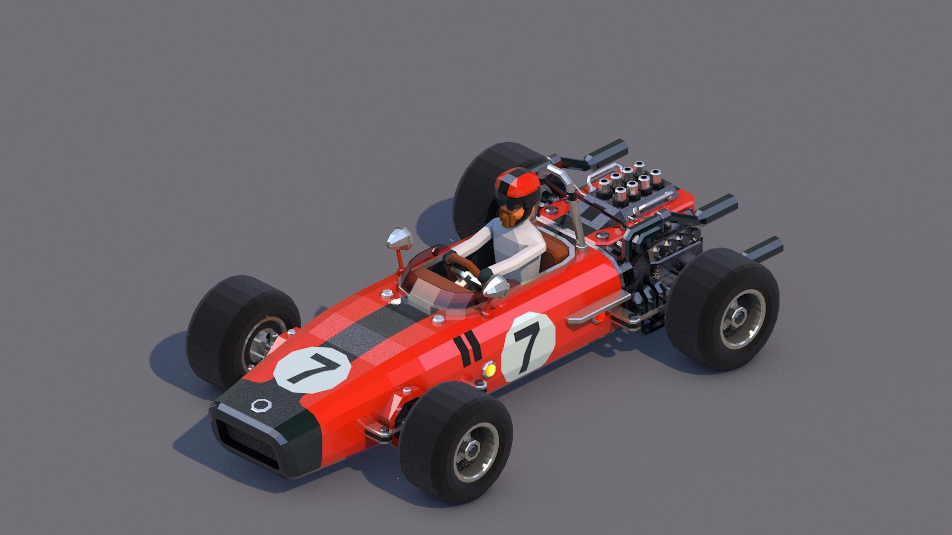 Formula Auto - Red 3D - TurboSquid 2131620