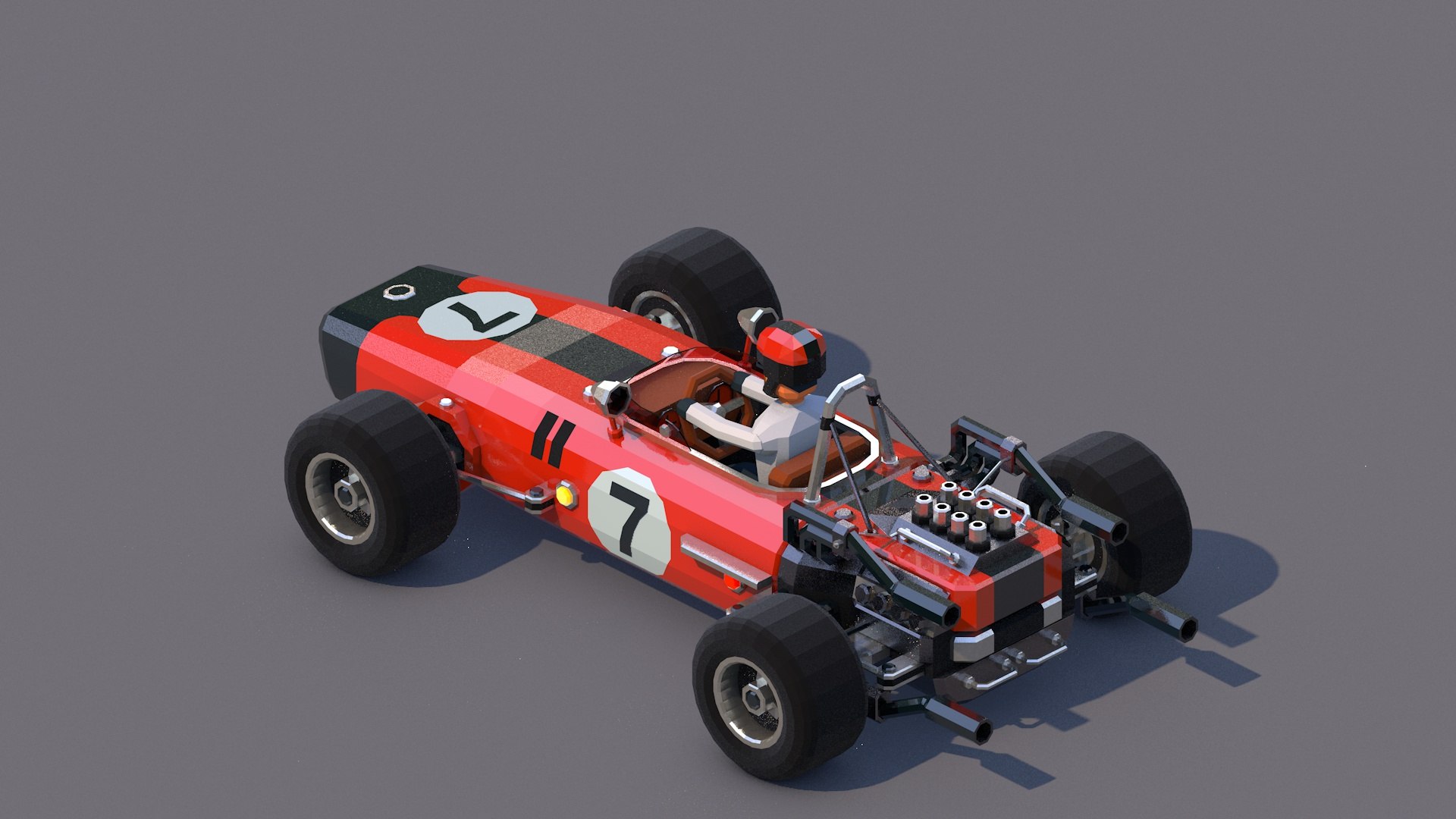 Formula Auto - Red 3D - TurboSquid 2131620