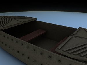 3ds max skiff sea