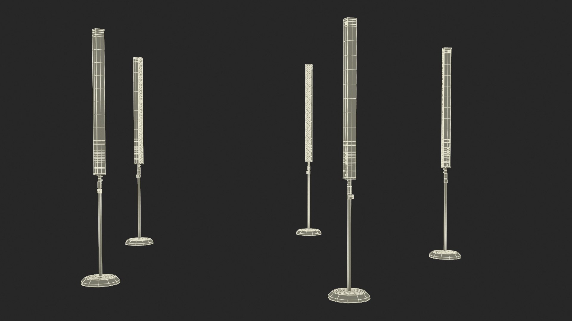 LED Light Stands 3D - TurboSquid 2330697
