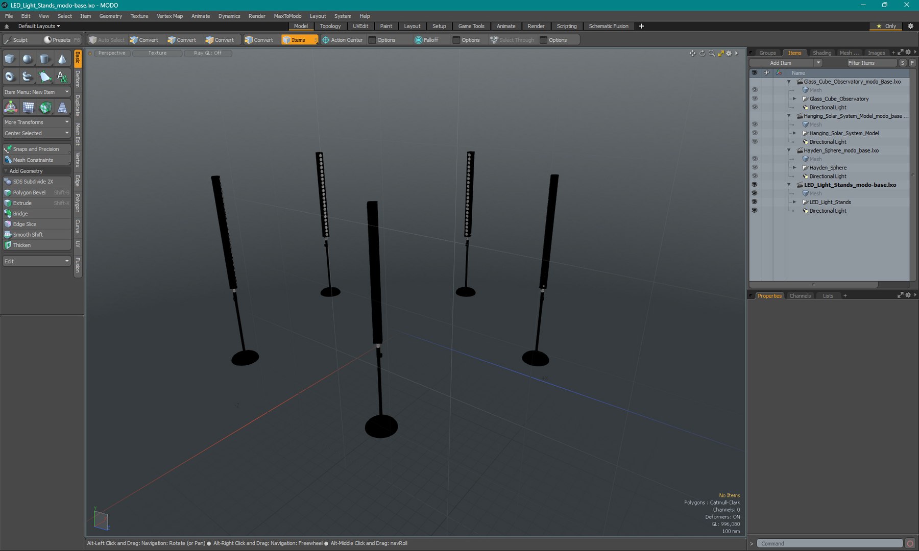 LED Light Stands 3D - TurboSquid 2330697