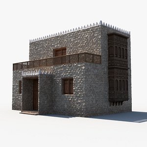 3D Saudi Arabia old house