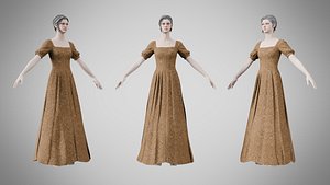 Dress 27 Bronze Weave Texture