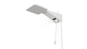 Modern Square Electric Shower with Digital Display