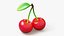Set of Stylized Colorful Fruits