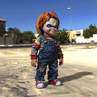 Chucky - Stylized Horror Doll 3D Model
