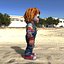 Chucky - Stylized Horror Doll 3D Model