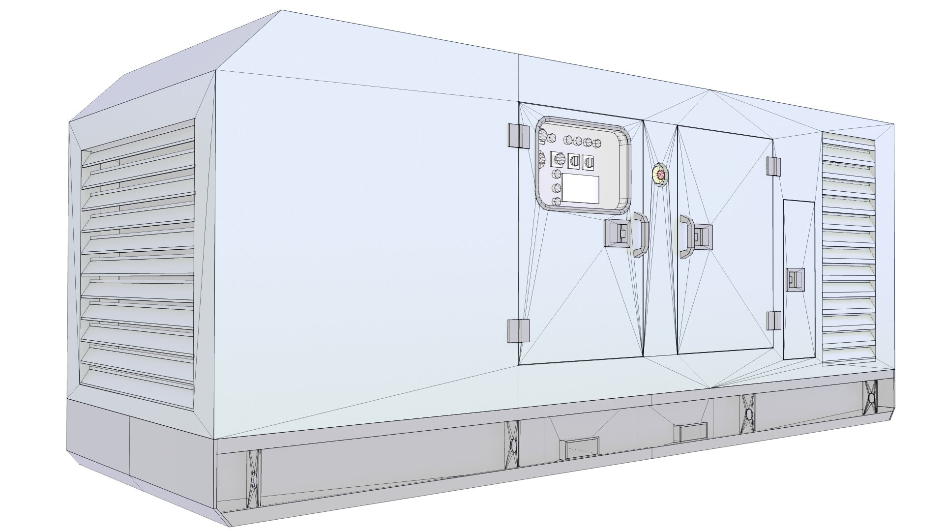 Diesel Generator Low Poly 15 3D - TurboSquid 2096792