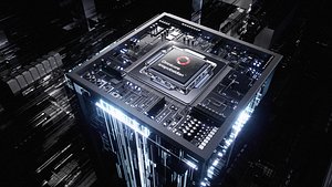 Circuit Board Chipset 3D model