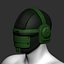 High quality scifi helmet high poly sculpt 3d printable 3D model