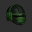 High quality scifi helmet high poly sculpt 3d printable 3D model