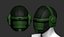 High quality scifi helmet high poly sculpt 3d printable 3D model