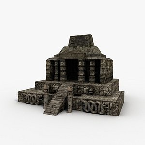 Low Poly Aztec Temple