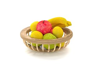 3D model Basket of Fruit