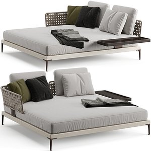 Minotti Patio Day Bed 3D model