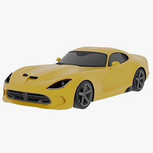 3D Dodge Viper With Custom Kits