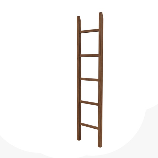 3D ladder wood - TurboSquid 1613398