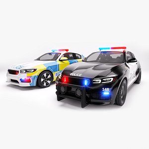 Generic Police Hatchback v4