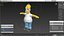 Cartoon Character Homer Simpson T-Pose