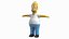 Cartoon Character Homer Simpson T-Pose