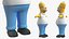 Cartoon Character Homer Simpson T-Pose