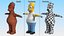Cartoon Character Homer Simpson T-Pose