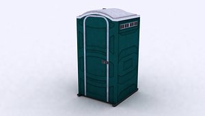 Low Poly Portable Toilet