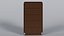 Low Poly vertical 5 drawer chest highboy style 3D Model StemCell UV 4K PBR Textures