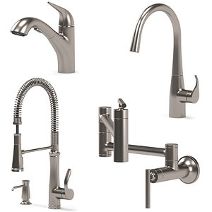 KOHLER kitchen faucets collection 3D model