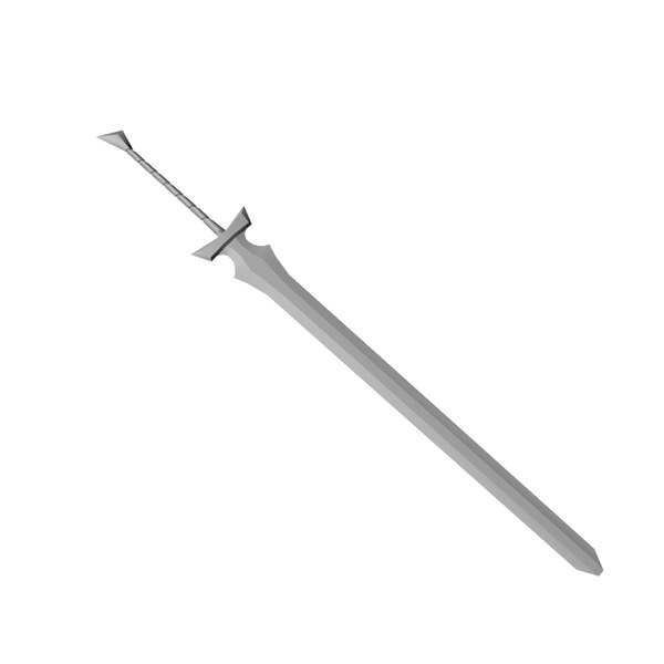 3d model sword