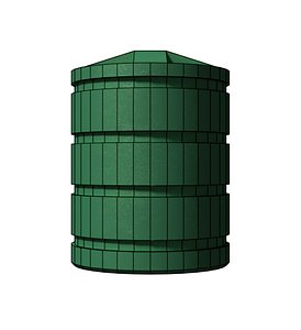 3D model plastic tank