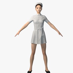 doctor nurse woman 3D model