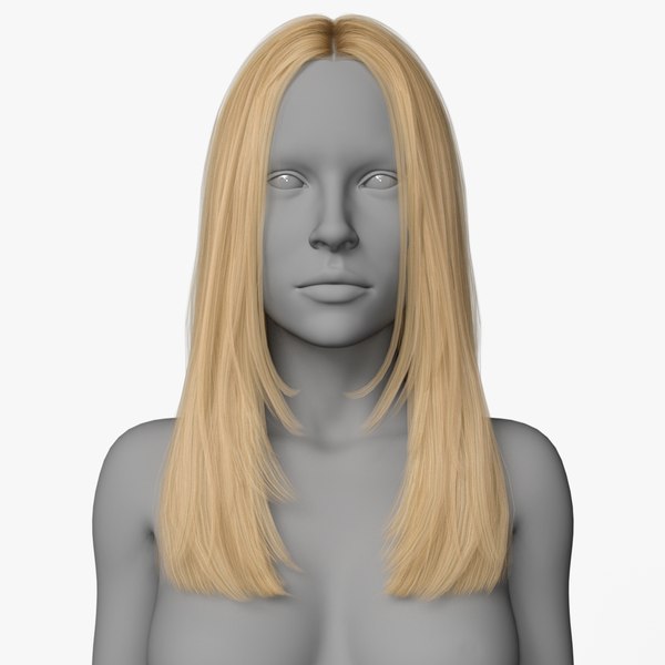 3D Female Hair