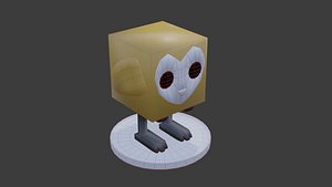 simple owl 3D model